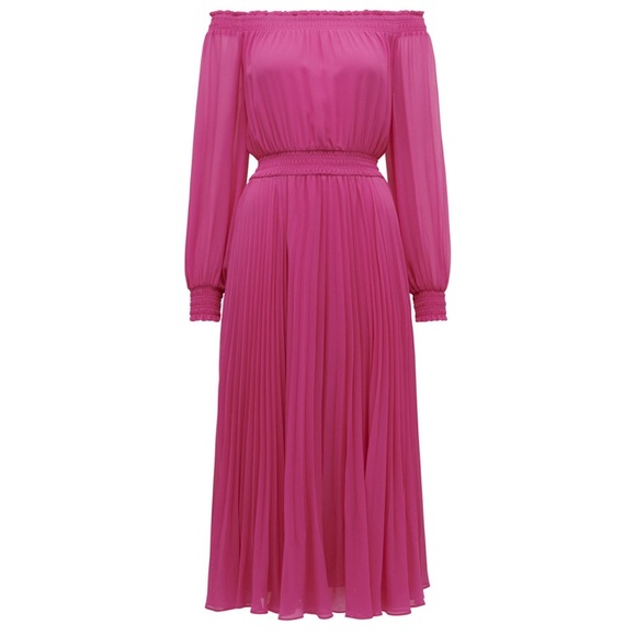 Forever New Taylor Off Shoulder Midi Dress - Picture 5 of 8